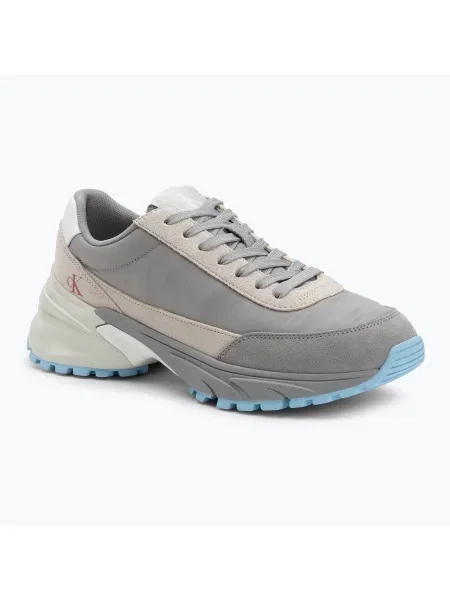 Calvin Klein férfi cipő Hike Runner Alkalmi Ny-Su Hivatalos Szürke/Eggshell/Paprika. Méret: 41 EU szürke