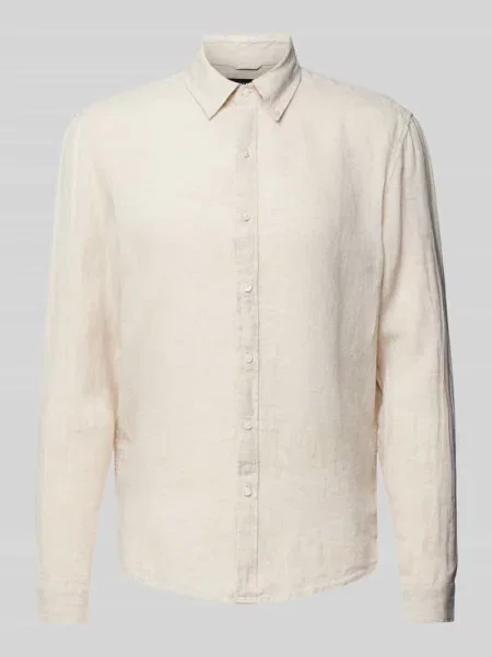 Koszula casualowa o kroju Slim Fit z lnu Michael Kors khaki