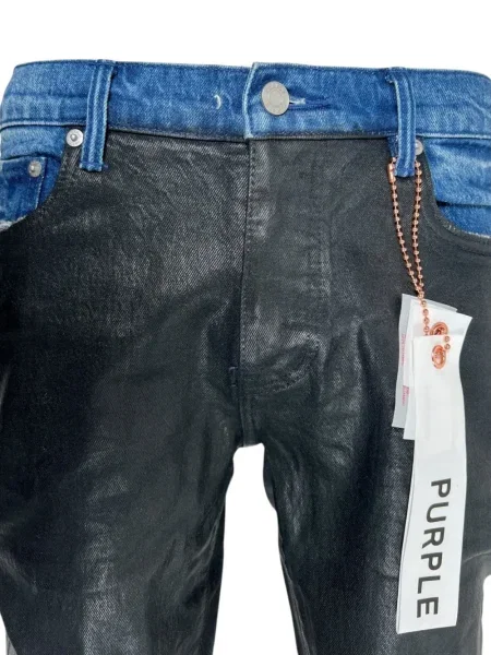 Lepršave traperice Purple Brand crna