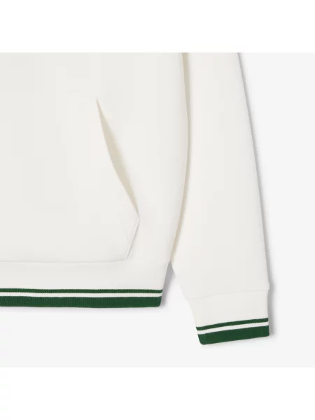 Lacoste Bluza Tennis Heritage Uv Protect biała