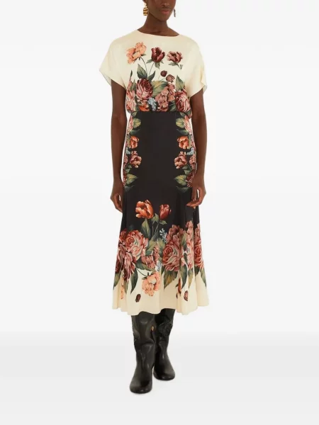 Rochie Farm Rio cu model floral cu imagine