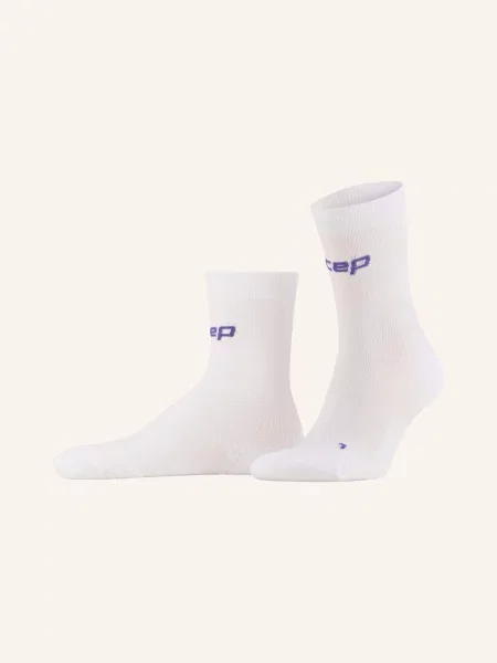 Cep Běžecké Ponožky Core Run Utralight Mid Cut white bílé
