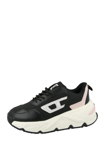 DIESEL Nizke superge S-SAVANNAH TULU svetlo siva / roza črna