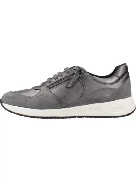 Sneakersy Geox skórzane szare
