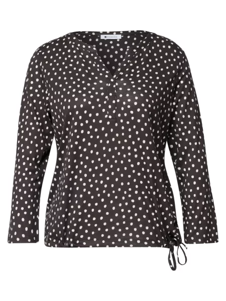 STREET ONE Tricou maro închis alb