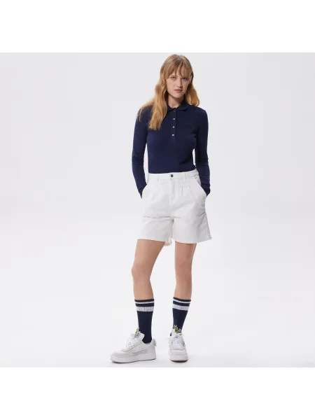 Lacoste Bermudy Lacoste białe