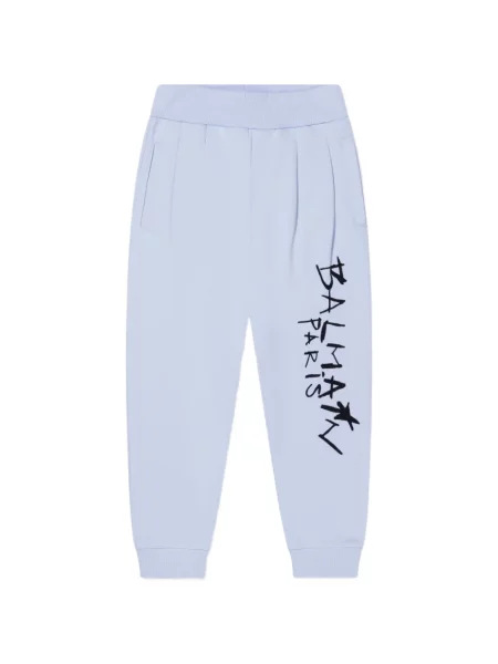 Spodnie dziecięce Balmain niebieskie