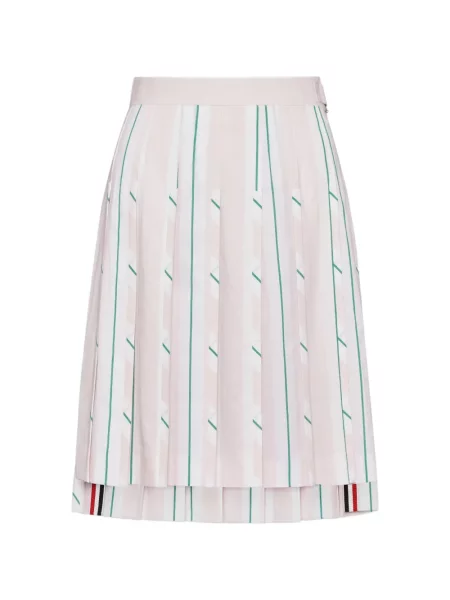 Fusta mini Thom Browne cu dungi roz