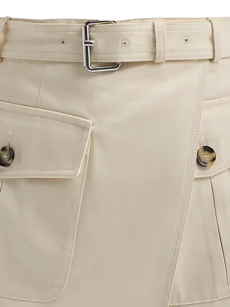 Cu centură pantaloni scurți Proenza Schouler plic