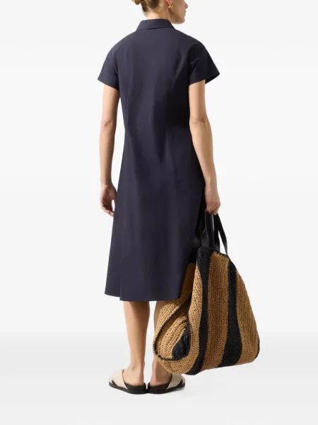 Rochie tip cămașă Bogner din poplin albastru