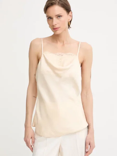 Twinset halenka na ramínka béžová