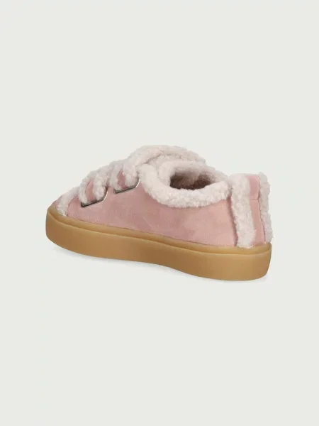 Inuikii SHEARLING LOW VELCRO PASTELLE gyerek velúr sportcipő rózsaszín