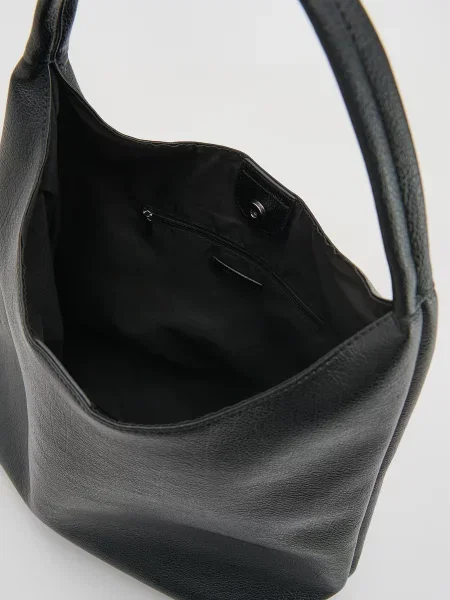 Сумка хобо Reserved черная