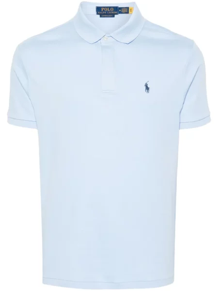 Поло тениска Polo Ralph Lauren бродирана синьо