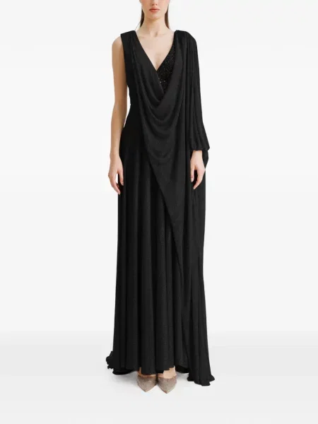 Rochie Gemy Maalouf drapată negru