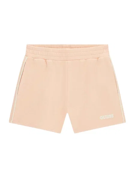 Guess Спортни шорти Светлооранжев