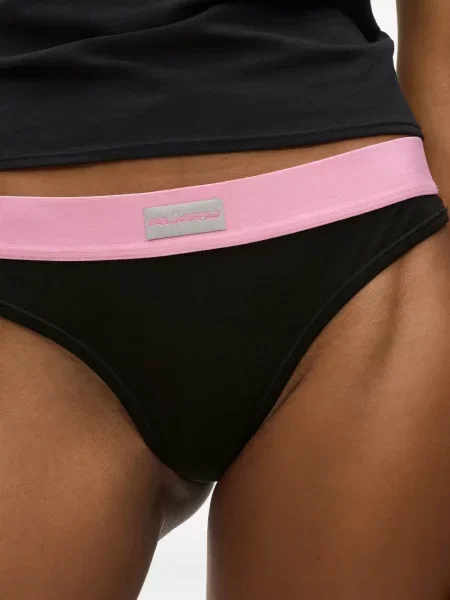 Chiloți tanga Karl Lagerfeld negru