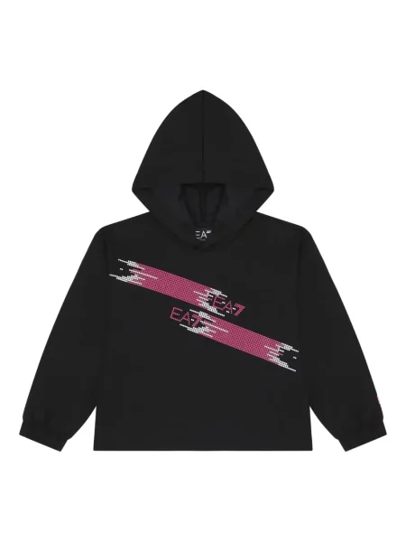 Bluza z kapturem dziecięca Emporio Armani czarna