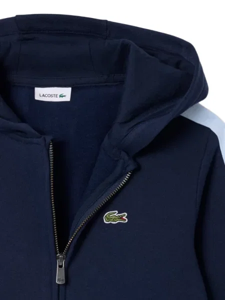 Mikina s kapucňou Lacoste modrá