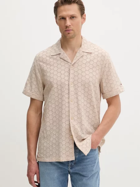 Tommy Jeans koszula beżowa