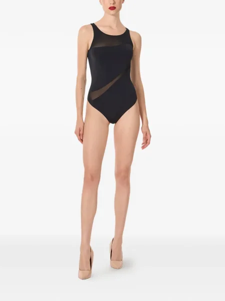 Body Wolford fără mâneci negru