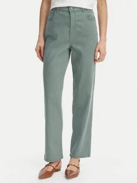 Marella Blugi Solista Straight Fit verde