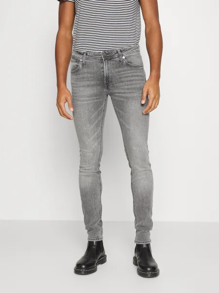 JACK & JONES Kavbojke JJILIAM JJORIGINAL denim siv