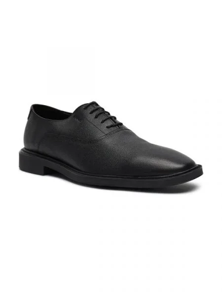 HUGO De piele pantofi derby gryff oxfr negru