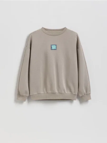 Reserved bluza oversize beżowy