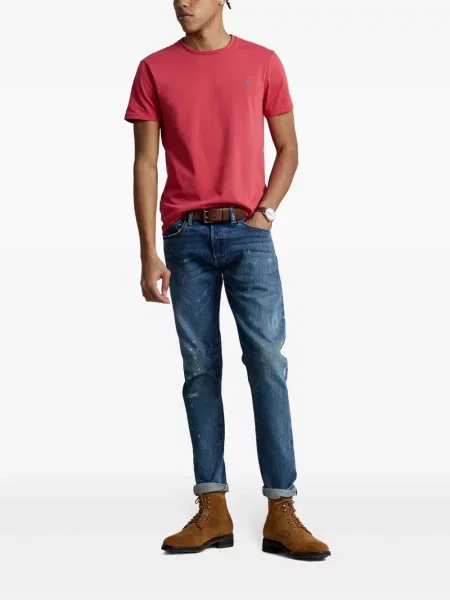 Polo Polo Ralph Lauren cu imagine de lână de costum verde