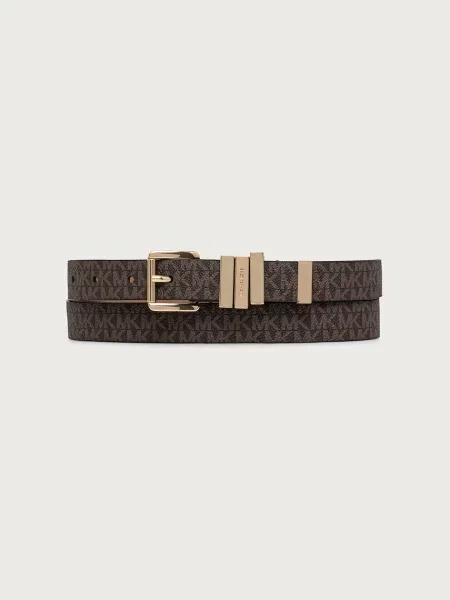 MICHAEL Michael Kors curea pentru femei cu imitație de piele maro