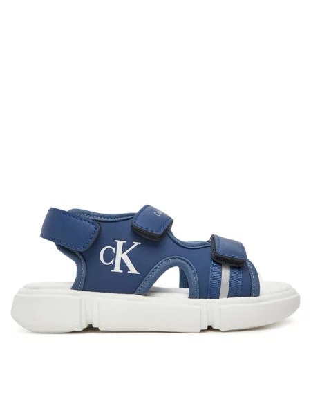 Sandały Calvin Klein Jeans niebieskie