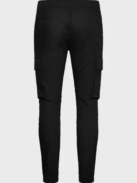 Штани карго Calvin Klein Jeans скінні чорні