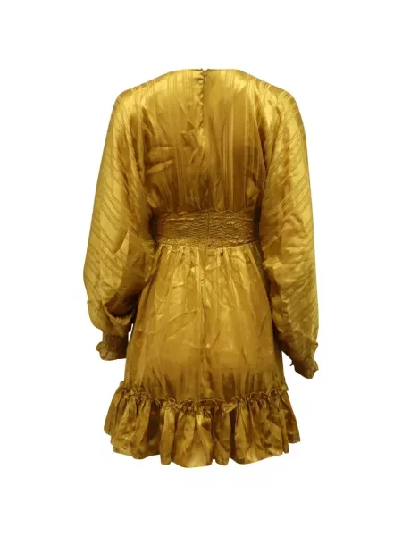 Rochie mini Ulla Johnson de costum auriu