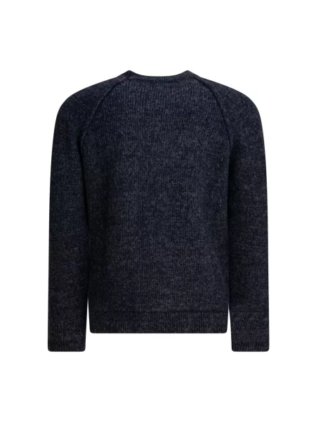 Sweter Rakki wełniany niebieski
