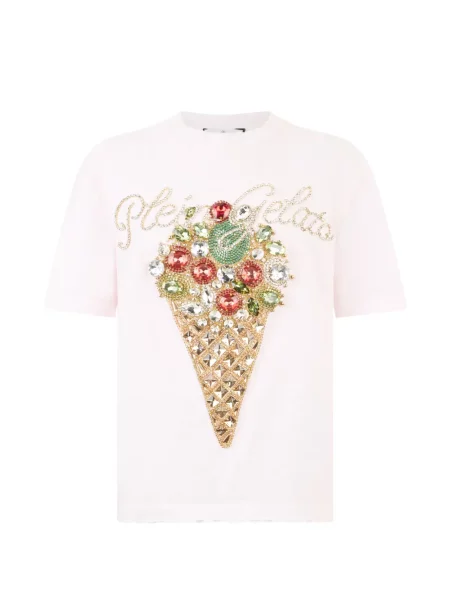 Tricou Philipp Plein roz