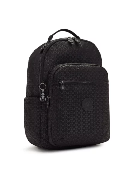 KIPLING Rucsac Seoul gri metalic negru