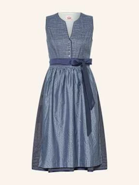 Spieth & Wensky Sukienka Bawarska Ganesa blau niebieska