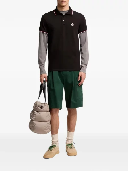 Koszulka polo Moncler czarna
