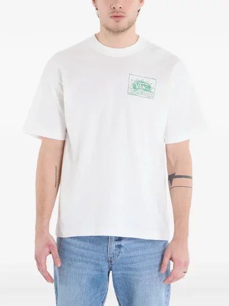 Tricou Vans cu imagine alb