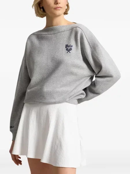 Велурени бягане с яка чорапи Polo Ralph Lauren синьо