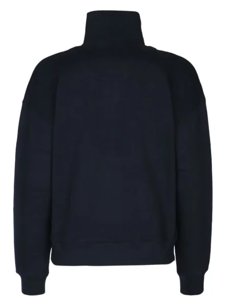 Hanorac Maison Kitsune cu broderie albastru