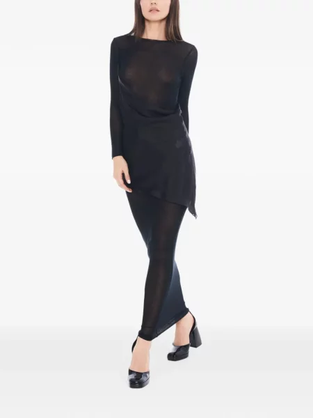 Rochie maxi Tessitura Body Couture negru