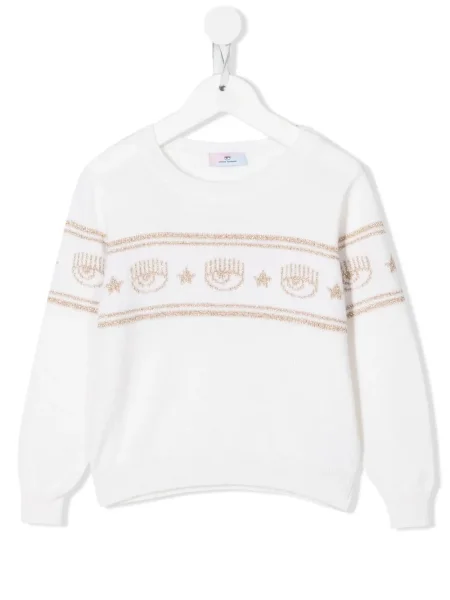 Sweter dziecięcy Chiara Ferragni biały