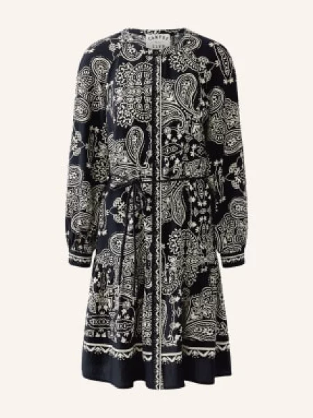 Oui Sukienka schwarz czarna