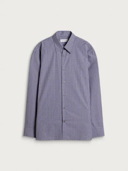 Koszula Dries Van Noten granatowa