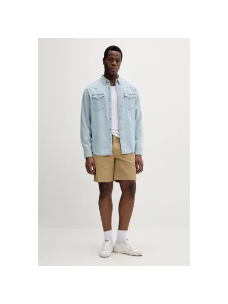 Levi's® Koszula Jeansowa Barstow Western Slim Fit blau niebieska