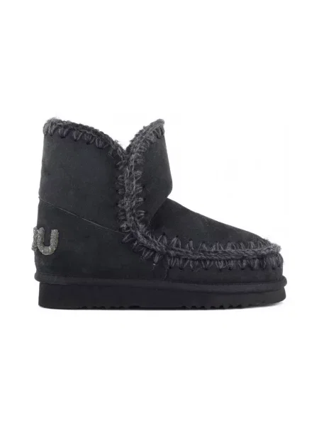 Cizme de zăpadă Mou Eskimo 18 Glitter Logo negru