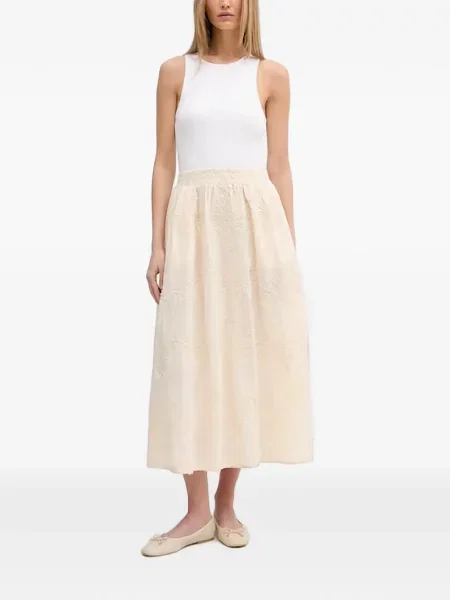 Rochie midi Benetton fără mâneci cu model floral