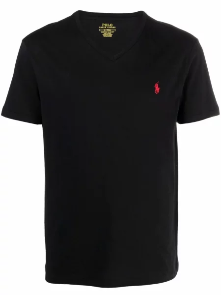 Haftowane polo Polo Ralph Lauren niebieskie